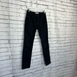 Ann Taylor LOFT Curvy Straight Leg Jeans Mid Rise Black Women’s 2 Stretch Denim Photo 1