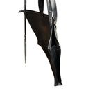 Lancome Paris Black Faux Leather Large Tote Bag With Zipper Closure Black Photo 8