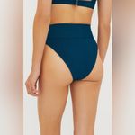 Beach Riot highway high waist Bikini Bottom, Size Medium, Empathy Blue, $88 Photo 2
