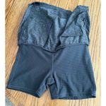 Athleta Downtown Metro Skort Skirt Gray W/Black Trim Heather Sz XS Pockets Photo 7