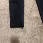 RE/DONE  originals high rise‎ button fly raw hem Jean faded black 25 Photo 5