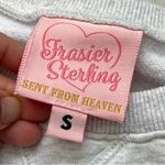Frasier Sterling Sweatshirt smiley gal crop womens Gray (small) casual comfy Photo 1