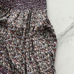 Anthropologie CAARA Smocked tiered Midi dress puff sleeves Ditsy floral Sz M Romantic chic Photo 4