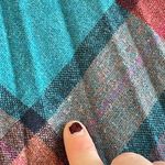 American Vintage VTG Plaid Pleated Wool Skirt Midi Skirt Red Multi 60’s-70’s Union Made Academia Photo 9