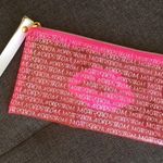 Nordstrom Clear Neon Lips Mini Clutch, Wristlet, Pink, White Photo 1