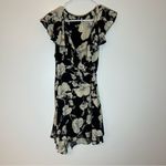 Free People French Quarter Black Floral Wrap Dress Size xs Photo 1