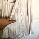 Abercrombie & Fitch White The A&F Giselle Pleated Trapeze Mini Dress Size M Photo 10