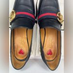 Gucci  Peyton GG Pearl Loafer Pumps EU 35 1/2 US 5.5 Black Leather Block Heel. Photo 1