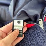 UGG  Annalise Teddy fleece jacket full zipper navy blue Size Small Photo 4