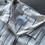 Rails  Rowan Lightweight Linen Blend Jacket in Coco Stripe Small Photo 5