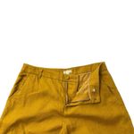 Garnet Hill 100% Linen Wide-Leg Trouser Pants Colorful Golden Yellow size 8 Photo 2