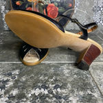 Vintage 70s Peep Toe Heel Sandals Size 8 Photo 6