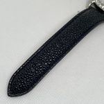 Strada silver tone quartz analog watch 40mm rhinestones mop dial running Photo 3