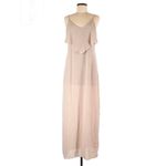 Pretty by Rory Nude Blush Chiffon Maxi Slip Dress Size XS Photo 1