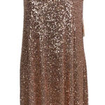 GB #700  GIANNI BINI Sequined Rose Gold Cocktail Dress NWT Photo 0