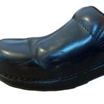 L.L.Bean  Nursing Clogs Black Leather Slip On Round Toe Comfort Shoes Womens 8.5 Photo 8