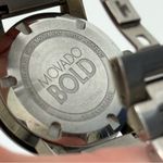 Movado Bold Grey Woman's Mirrored Bezel and Tortoise Ceramic Stainless Band Gray Photo 4