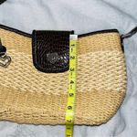 Brighton Wicker Leather Handbag Photo 8