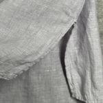 Sigrid Olsen Shirt Womens Small Lilac Linen Tunic Classic Lagenlook Minimalist Photo 4