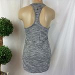 Lululemon  Gray & White Striped Racerback Athletic Tank Top 6 Photo 1