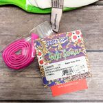 Luli Fama Pink Green Rhinestones Bandeau Bow Tassels Halter Bikini Top NWT Photo 9