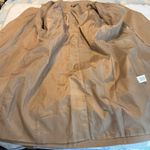 Roz & Ali  Beige Tan Belted Trench Coat Double Breasted Women’s Size Medium Photo 7