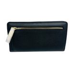 Kate Spade New York Slim Schuyler Billfold Wallet Saffiano PVC Black NWT Photo 1