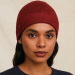 Barefoot Dreams  Women's CozyChic Lite Confetti Beanie - Crimson-Rosewood - NWT Photo 0