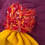 Moriarty Original Wool Hat Handmade Stowe Vermont USA Beanie Pom Yellow Photo 5