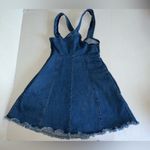 BCBGeneration BCBGenartion Frayed Edge Denim Overall Dress Size: 4 Photo 3