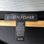 Eileen Fisher Black Viscose Stretch Tunic Dress Medium Photo 3