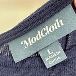 Modcloth Celestial Embroidered Tulle Mini Dress Size L Christmas Holiday Party Photo 7