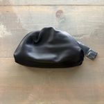 Understated Leather  Black Crescent Vegan Leather Crossbody Photo 7