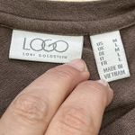 LOGO By Lori Goldstein  Stretch Tunic Blouse Size Medium Goblin Earthy Lace Photo 2