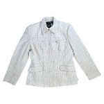 Ralph Lauren 90s Vintage Lauren  Gray Houndstooth Deadstock Wool Jacket Size 10 Photo 1