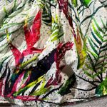 Parker Tropical Floral Print Crochet 100% Cotton Mini Skirt Size XSmall EUC Photo 2