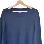 Talbots NWT Basket Weaver Knit Boat cotton blend sweater L Photo 11