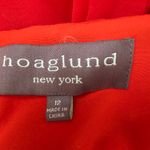 Hoagland New York Red Silk Halter Dress Crystal Beaded Dress size 12 Photo 9