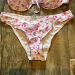 SheIn  Pink Floral Bikini Size Medium Photo 1