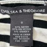 Chelsea & Theodore Black White Striped Maxi Dress Small NWT Summer Sundress Photo 9