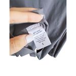 Susana Monaco NWT Quiet Luxury Flare Sleeve Cold Shoulder Top Small Gray Y2K Photo 6