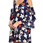 Parker Floral Mini Dress Shift Cold Shoulder Size S NWT $398.00 Photo 6