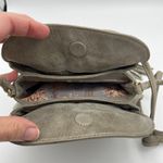 Hobo Birdy Leather Crossbody Bag Grey Tasselled Accent Gray Photo 4