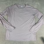 Athleta long sleeve purple running work out athletic top silky soft small Photo 0