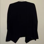 Forever 21 🎄 Black open Blazer with Zipper Accents Photo 3