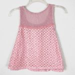 Free People Floral Crochet Lace Babydoll Tank Top Photo 4