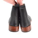 Nisolo Eva Everyday Chelsea Boots Black Leather Pull On Ankle Booties Women's 7 Photo 5