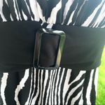 Iz Byer Black & White Belted Tank Top Photo 10