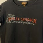 Harley Davidson  Woman’s Size Large Black Long Sleeved Shirt Photo 1