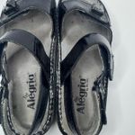 Alegria  VER-101 Black Leather Sandals Size EU38  Photo 3